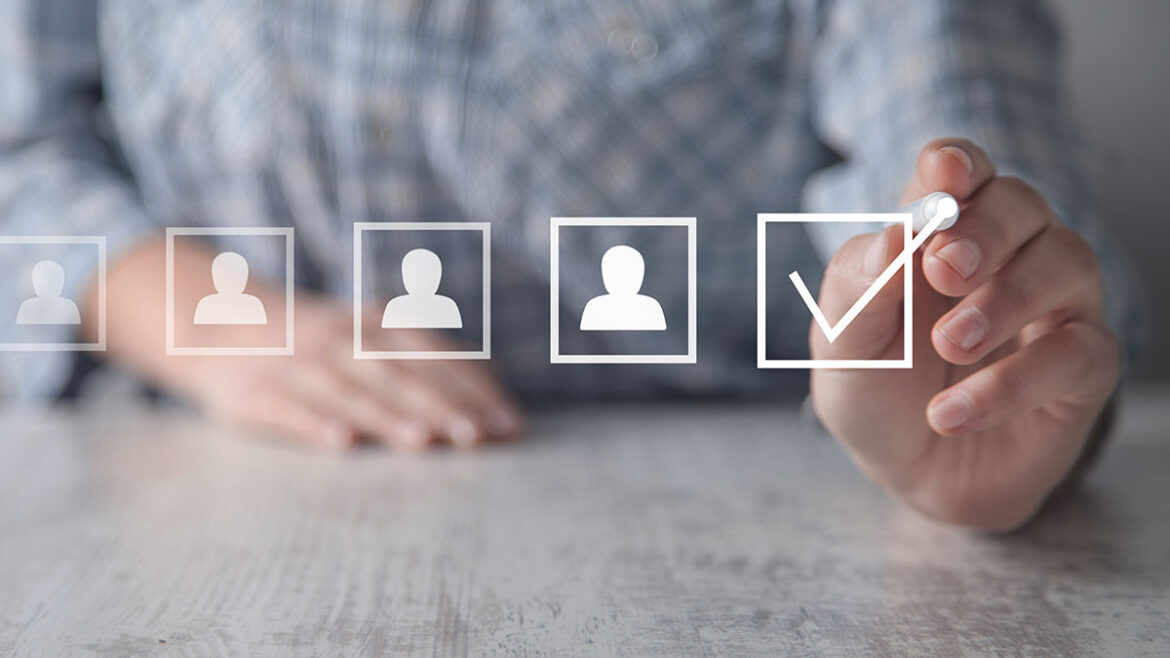 Image showing a bunch of employees working on human resource management