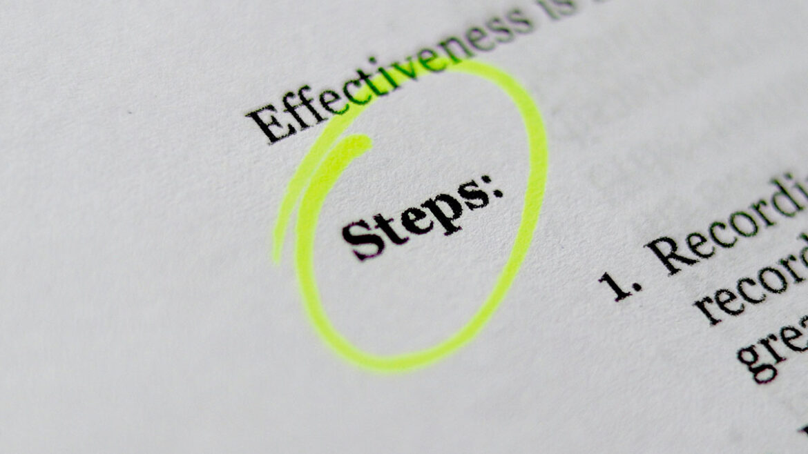 Image showing HR professional steps