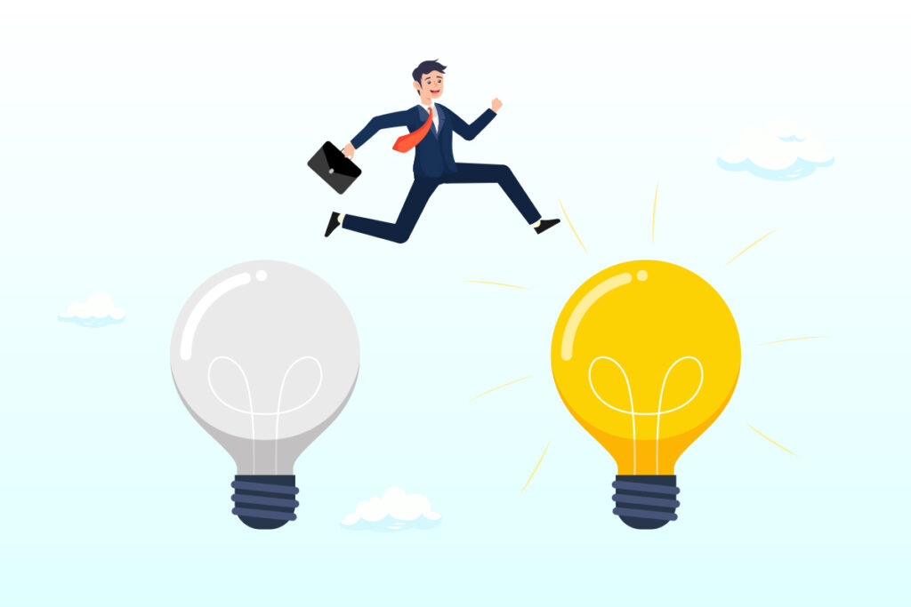 This image show that first you learn and then you earn